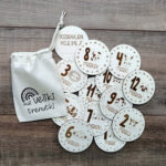 Lesene kartice - MILESTONE (živali)