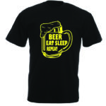 Majica - BEER EAT SLEEP REPEAT