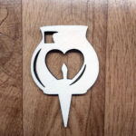 Lesena svečka za zapičit