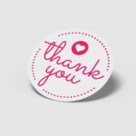 Nalepke na poli - Thank you